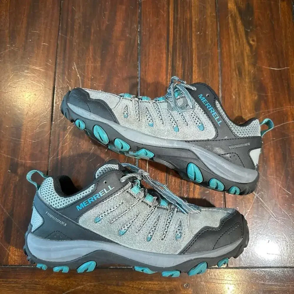 Merrell Women's Crosslander 2 Hiking Shoes Grey and Teal